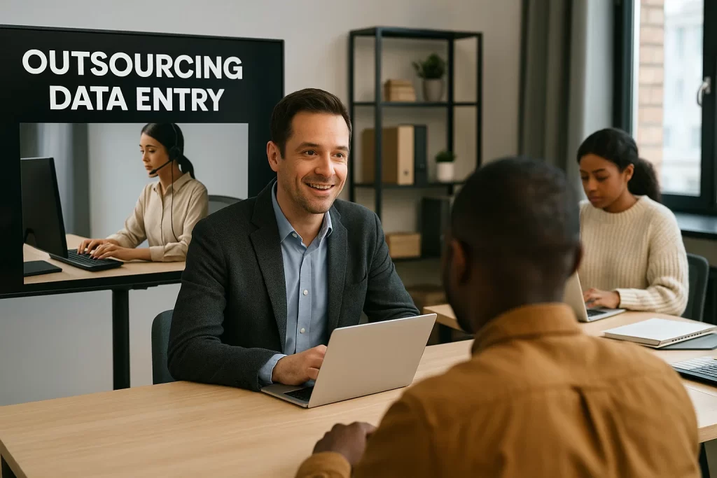 outsourced data entry process step by step